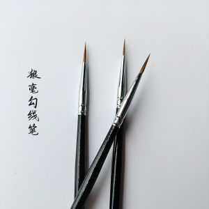 Bút Vẽ Đường Viền Lông Sói Siêu Thực Tế Sơn Dầu Chuyên Nghiệp Cổ Điển Chi Tiết Vẽ Chân Dung Móng Tay Sơn Nước Acrylic