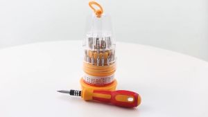 Obeng Magnet 31 IN 1 Obeng Set Mini Repair Tools Alat Servis Obeng Set 31 in 1 Multifungsi / Obeng Telur Set 31 in 1 Obeng Plus Minus Obeng Isi Banyak Obeng HP Obeng Reparasi Elektronik