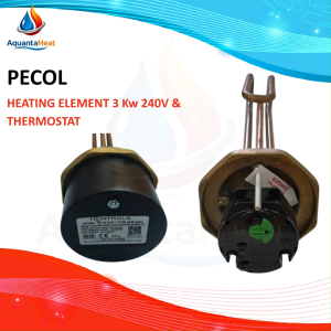 Heating Element & Thermostat (SET) for PECOL / Solarmate Water Heater Storage Tank