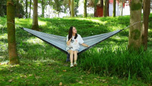 Hammock Duyan Camping Hiking Double Outdoor Portable equipment WIth Storage Bag Travel Hammock duyan