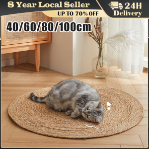 Dandelion Cat Scratching Board Claw Grinding Cat Toys Living Room Decorative Floor Mat Straw Sleeping Mat Large Couch Cat Scratcher Sofa Protection Artifact Cat Supplies Cat Scratch Board Pad Cat Scratching Post Cat Toys Furniture Protector