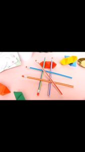 Pensil Lentur Fleksibel Dengan Penghapus / Alat Tulis Sekolah Anak Pencil Karet Inul Dapat Digulung Ditekuk Unik Lucu Flexible Soft Mainan Stationary - GP Mall