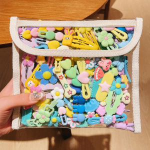 Dopamine Hair Clips Womens New 2024 Hair Accessories Baby Side Clips Bangs Holders Fashionable Korean Style Hair Decorations