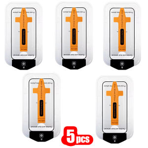 5PCS Screen Protector For Samsung A55 5G A17 A16 A56 A57 A73 A72 A71 A54 A37 A36 A27 A26 A35 A34 A25 A21 A53 A52 Tempered Glass