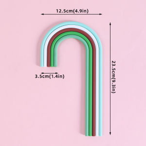 Forest Theme Dinosaur Cake Decorations Jurassic Dinosaur Figurines with Green Rainbow Sign Toppers for Birthday & Baby Showers