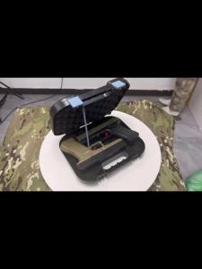 2024ABS ล่าสัตว์ G17 19 1911กระเป๋าเดินทางกันน้ำสำหรับ Glock กล่องเก็บ กระเป๋าแบบพกพาเครื่องมือปืนพลาสติกกรณีกันน้ำ