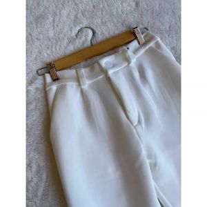 Celana Pensil Scuba Wanita Model Kancing Resleting Celana Pants Wanita Celana Kerja Wanita Terbaru