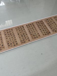 Dong Qichang Calligraphy Painting Ancient Style Simulated Su Shi Zen Method Authentic Calligraphy on Xuan Paper Decorative Artwork