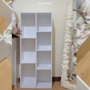 [📍Surabaya]  Rak meja komputer Rak Komputer Rak Kantor Serbaguna untuk Rumah dengan Rak Buku Terintegrasi Desain Minimalis Sederhana Cocok untuk Mahasiswa & Menulis Rak Sudut Multifungsi