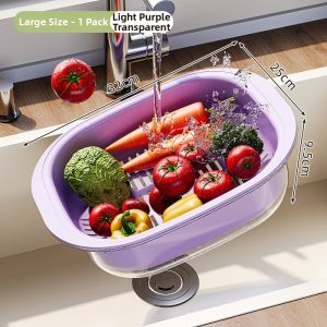 MEIZHUFU | Double Layer Filtering Wash Basket