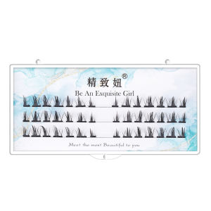 Dây Lông Mi Dày Màu Tròn Hoạt Hình Dễ Thương Dây Lông Mi Giả Chia Thành Nhiều Mảnh Dây Lông Mi Giả Đơn Lông Mi Dày