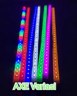 LAMPU FLEXIBEL 30CM RUNNING 32LED 12VOLT TIPE 8016 WATERPROOF