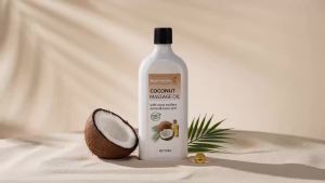 Dầu Massage Dừa 100ml Không Nhờn Dưỡng Ẩm Tự Nhiên Chiết Xuất Cocos Nucifera Axit Lauric Dưỡng Chất Thấm Nhanh Cho Cơ Thể