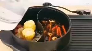 Internet Hot Multi-Functional Korean Style Roast All-in-One Pot Mandarin Duck Electric Chafing Dish Gift Home Promotion E-Commerce