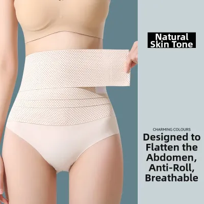 Womens Slim Waist Trimmer Belt Powerful Abdomen Shaping Belt Large Size Body Slimming Waistband Postpartum Recovery Band