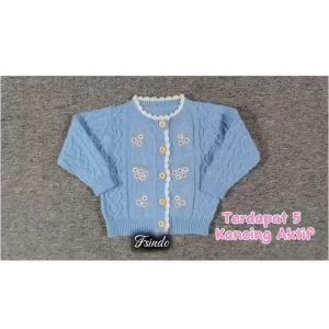 NEW Cardigan Rajut Anak & Outer Anak Bahan Rajut/ Cardigan Girl Kekinian CG VICTORIA