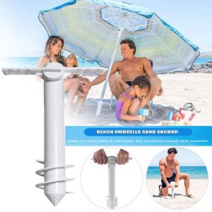 Hot selling beach spiral insertion outdoor sunshade anchor sunshade base adjustable
