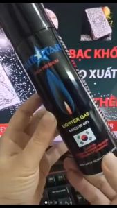 gas bơm bật lửa đen 270ml ( 150g ) có tặng kèm 5 đầu bơm to nhỏ khác nhau