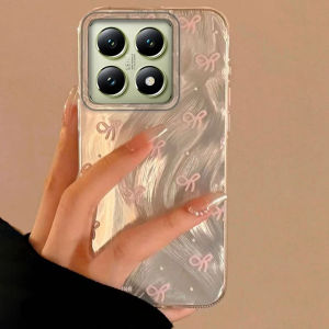 Ốp Điện Thoại Hình Nơ Tròn Dành Cho Nữ Dành Cho Xiaomi 13T 14T Pro 11 Lite NE Poco X5 X6 X7 M6 C65 C61 M5S - Chất Liệu TPU Chống Sốc