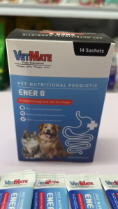 VetMate PAPI ENER-G PET NUTRITIONAL PROBIOTICS POWDER Probiotics for Small Pets Powder Probiotics for gut health Vitamin & Minerals Designed for dogs nutrition