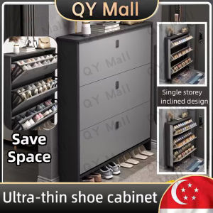🔥SG Local Seller🔥2026 New 110cm Upgrade Double Layer Shoe Cabinet 17/24cm Shoe Rack Outdoor Shoe Cabinet Shoe Rack Cabinet Outdoor Shoe Rack 110cm Large Capacity Multifunctional Space Saving Ultra Thin Shoe Cabinet