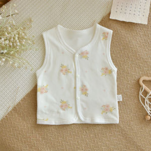 XIAOGUDUN | Áo Gile Bé Trai Bé Gái Mùa Cả Năm Cotton Không Tay