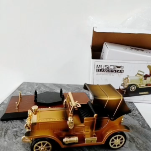 [MSIA SHIP]  European Retro Antique Car Music Box Ornament Personalized Gift Premium Company Corporate Souvenir Birthday Christmas Farewell Colleague Retirement Gift Retro Vintage Themed Antique Decor Home TV Display Cabinet Wall Shelf Decoration Items