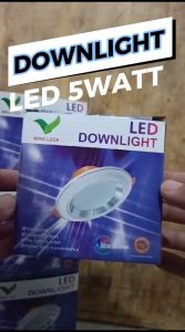 LED Downlight 5W Panel Plafon 5Watt Putih Kuning Multicolor