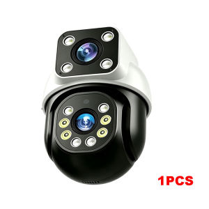 4K Dual Lens WiFi IP Camera Auto Tracking Two Way Audio Dual Screen HD Night Vision Home Security Outdoor CCTV Surveillance Cam