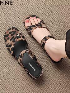 Daphne | Leopard Print New Stylish Comfy Increased Comfort Platform Slip Ons
