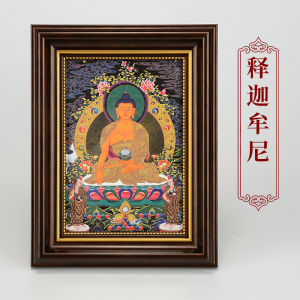 ของตั้งโชว์ในหมู่บ้านทิเบตภาพตกแต่งเทพเจ้าแห่งความมั่งคั่งแห่งราชวงศ์ถังภาพเล็กๆของพระศากยมุนีพระศากยมุนีพระศากยมุนีพระศากยมุนี