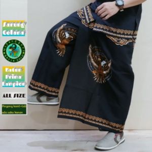 Baju Batik Pria Dewasa Batik Pria Lengan Panjang Lengan pendek Setelan Sarung Celana Batik Pria Murah Terbaru Casual Formal Full Furing Promo Batik Wisanggeni Solo Motif Bhineka Hitam
