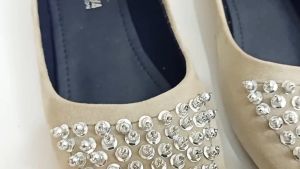 Sepatu Wanita Flat Shoes NASRU Kerja Kuliah Santai Casual Formal - F01