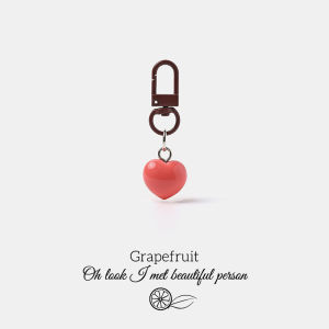 Korean Japanese Style Heart Star Keychain Bag Accessory Versatile Simple Design Gift for Boyfriend Best Friend Fashion Accessories