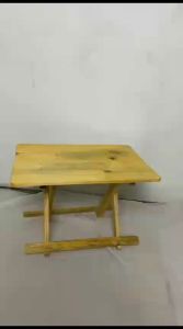 Meja ngaji kayu lipat / meja belajar anak / Meja laptop portable / rehal quran