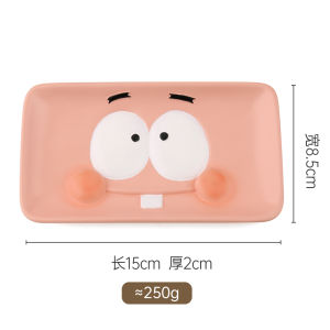 SpongeBob Eyeglass Holder Key Organizer Cute Desktop Decoration Resin Modern Minimalist Style Creative Gift Storage Tray