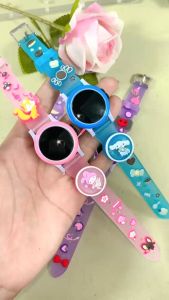 Jam Tangan Anak Digital Terbaru Tali Rubber Karet Sanrio Karakter Kuromi Cinnamaroll Hello Kity