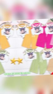 Bộ sát nách quần ống rộng bé gái thun gân hình in bé korama cho bé 6kg -30kg.SNQD09