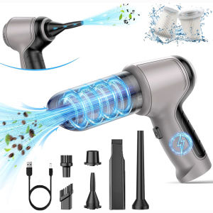 เครื่องดูดฝุ่นรถยนต์แบบพกพา 95000PA เครื่องดูดฝุ่นแบบใช้มือถือไร้สายที่มีประสิทธิภาพ Mini Home Car เครื่องดูดฝุ่นไร้สาย Blower