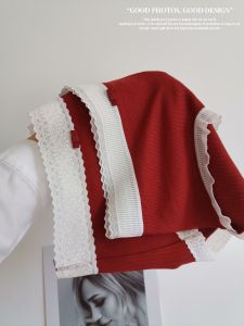 Red Cotton Underwear Dream Love Pants Woolen Feeling Pure Cotton Crotch New Year Underwear for Girls High Waist Triangle Pants