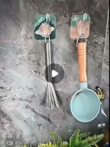 SIKAT PEMBERSIH WAJAN PANCI PREMIUM STAINLESS LIDI ANTI PANAS DESIGN SERABUT HALUS GELOMBANG ANTI BARET TAHAN PAKAI BISA GANTUNG