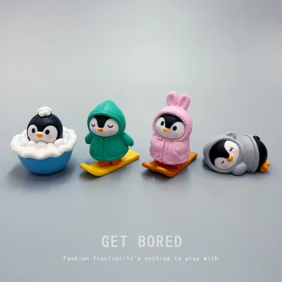Cute Penguin Figurine Decoration