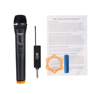 Wireless Microphone G-MARK X120V 2 Channels Handheld Karaoke Mic For Party Meeting Show Home School