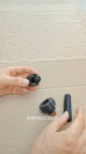 Giắc nối máy hàn kiểu xoáy ren (compo 1 bộ gồm: 2 đầu đực và 2 đầu cái)
