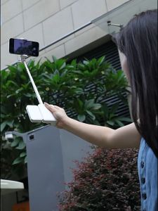 Selfie Stick with Fill Light Beauty Light Wireless Remote Control Mobile Phone Holder Selfie Stick Multifunctional Photography All-in-one Travel Selfie Artifact