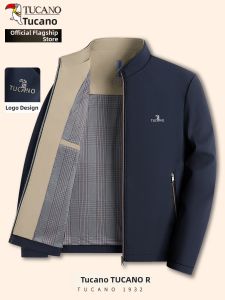 TUCANO | Mens Mid-aged Business Casual Jacket Stand Collar