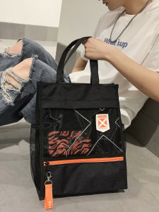 Túi Xách Nam Chống Thấm Nước Dung Tích Lớn Túi Đựng Đồ Học Sinh Túi Vải Oxford Phong Cách Hàn Quốc Túi Đeo Vai Đơn