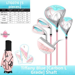 PGM GOLF | Womens Professional High Rebound Titanium Carbon Golf Club Set