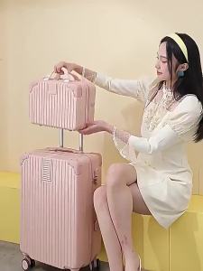 【Buy 1 Big Take 1 Small】20/24/28 Inch Lightweight Luggage Waterproof Luggage Trolley Travel Bag Durable Suitcase Hand Carry Travel Bag