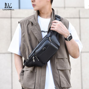 LouisWill กระเป๋าคาดเอวกระเป๋าคาดหน้าอกกระเป๋าคาดหน้าอกอเนกประสงค์กระเป๋าออกกำลังกายเอวเล็กกันน้ำทนทานต่อการฉีกขาดกระเป๋าคาดเอวพร้อมกับสายปรับได้สำหรับออกกำลังกายวิ่ง